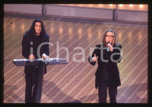 35mm vintage slide* 1999 ca ITALY Pop rock band SOERBA on the stage (12)