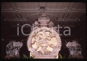 35mm vintage slide* 1990 ATLANTIC CITY - TRUMP TAJ MAHAL CASINO RESORT Statue