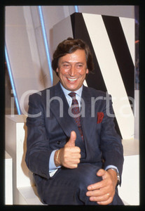 35mm vintage slide* 1986 RETE 4 - Guido ANGELI a UN FANTASTICO TRAGICO VENERDÌ