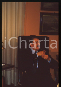 35mm vintage slide* 1990 ca COSTUME - Domenico MODUGNO Ritratto del cantante (8)