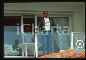 35mm vintage slide* 1991 ANTIBES Arnold SCHWARZENEGGER HOTEL du CAP-EDEN-ROC (2)