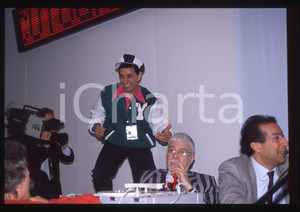 35mm vintage slide* 1990 SANREMO SCIAMPI Mimmo SANTONASTASO Adriano ARAGOZZINI 2