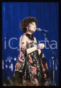 35mm vintage slide* 1990 FESTIVAL SANREMO Mia MARTINI - LA NEVICATA DEL '56 (5)