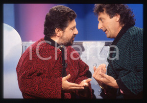 35mm vintage slide* 1995 STRISCIA LA NOTIZIA - Enzo IACCHETTI e Lello ARENA (36)