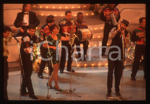 35mm vintage slide* 1995 FESTIVAL SANREMO - Juan Luis GUERRA