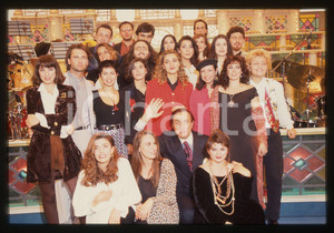 Negativo, diapositiva originale 35mm vintage slide 1994 FESTIVAL SANREMO  Andrea BOCELLI GIORGIA Pippo BAUDO 3 1