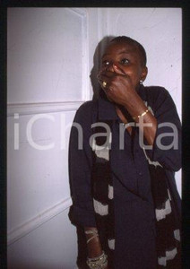 35mm vintage slide* 1995 ca MILAN Singer-songwriter actress Angélique KIDJO (6)