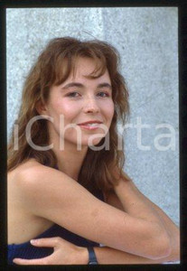 Emmanuelle CHAULET FRANCE French actress Portrait 1987 * 35 mm vintage slide 30