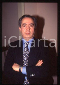Mario PETRINA - ITALY Portrait of a journalist 1995 ca * 35 mm vintage slide 9