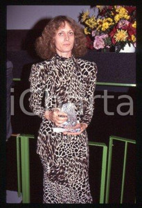 Noelle CHATELET - LITERATURE French writer actress 1987 ca *35mm vintage slide 2