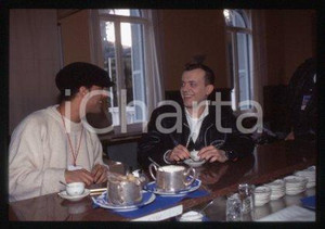 Max PEZZALI - MUSIC Singer-songwriter 883 group 1998 ca * 35 mm vintage slide 27