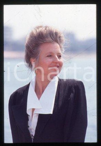 Hanna SCHYGULLA - CINEMA Actress & chanson singer 1990 ca *35mm vintage slide 30
