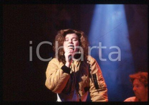 ONE 2 MANY - MILAN Norwegian-Swedish band on a stage 1989 * 35mm vintage slide 6