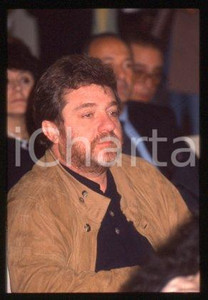 Paolo CALCAGNO - TV RAI il giornalista e critico 1990 ca * 35 mm vintage slide 2