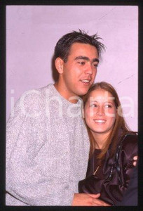 Álvaro RECOBA & Lorena INTER MILAN footballer 1999 ca * 35 mm vintage slide 7