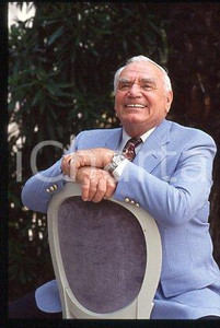 35mm vintage slide* 1999 ca ITALY Ernest BORGNINE American actor (52)
