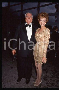35mm vintage slide* 1999 ca CINEMA Ernest BORGNINE American actor and wife (121)