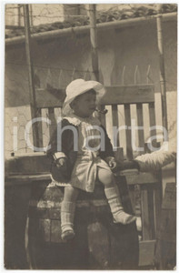 1930 ca VERONA Bambino con pipa a due anni - Foto CURIOSA DE BIANCHI (2)