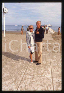 35mm vintage slide*1985ca LIDO DI VENEZIA Delia SCALA e Arturo FREMURA 6