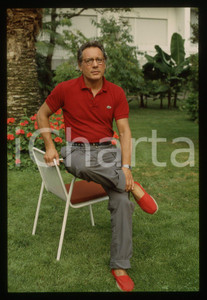 35mm vintage slide* 1990ca COSTUME Enzo IANNACCI Ritratto del cantautore 1