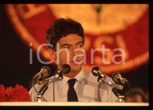 35mm vintage slide* 1987 RIMINI Claudio MARTELLI 44° Congresso PSI (1)
