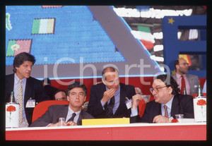 35mm vintage slide* 1989 MILANO Claudio MARTELLI Gianni DE MICHELIS Ansaldo (3)