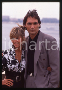 35mm vintage slide* 1989 FESTIVAL CANNES - Jane FONDA  Jimmy SMITS Ritratto 13