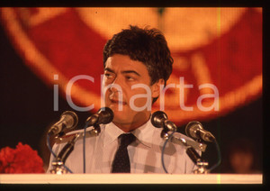 Fotografia d epoca originale 35mm vintage slide 1987 RIMINI Claudio MARTELLI 44Â° Congresso PSI 21 1