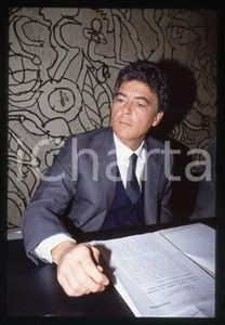 Fotografia d epoca originale 35mm vintage slide 1991 ca Claudio MARTELLI Conferenza Ministero Giustizia 11 1