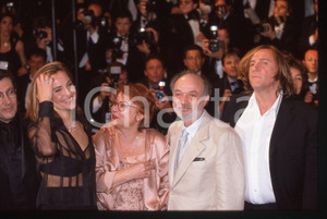 35mm vintage slide* 1998 CANNES Gérard DEPARDIEU Carole BOUQUET Claude BERRI (1)