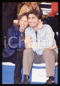Fotografia d epoca originale 35mm vintage slide 1995 MUSICA  Luciano LIGABUE e Gianna NANNINI 1