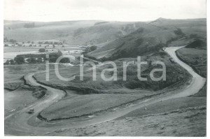 1950 ca MAM TOR (UK) Peak District awarded  - European Diploma *Photo Fotografia d'epoca, con didascalia al verso. GOOD/buono  Formato: 18x13 cm originale e autentica 1