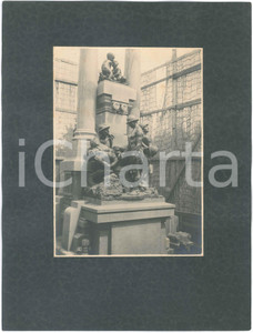 Fotografia d epoca originale 1924 GALLARATE Monumento ai Caduti prima dell inaugurazione  Foto RARA 1 1