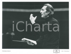 Fotografia d epoca originale 1990 ca MUSICA CLASSICA Carlo Maria GIULINI durante le prove Foto 2 1