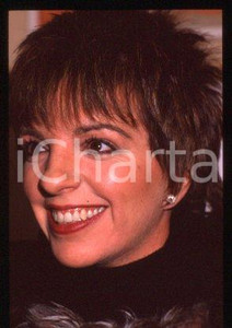 Fotografia d epoca originale Liza MINNELLI ritratto  Intervista a MILANO 1989 35mm vintage slide 8 1