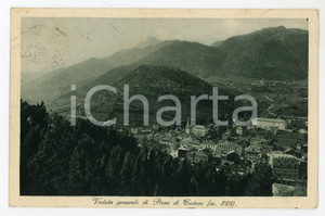 1928 PIEVE DI CADORE (BL) Panorama del paese - Cartolina FP VG  Cartolina postale d'epoca, viaggiata.CONDIZIONI: FAIRFORMATO: FP    originale e autentica 1