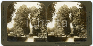 1903 Castle FREDERIKSBORG (DENMARK) In the Royal Park ^Stereoview WHITE Fotografia stereoscopica d'epoca, su cartoncino rigido.EDITORE: H. C. White, USA FORMATO: 18x9 cmCONDIZIONI: G     originale e autentica 1