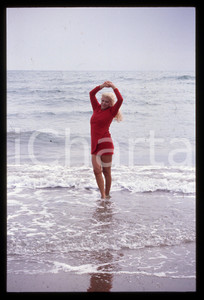 Fotografia d epoca originale Sandra MILO al Lido  Mostra del Cinema di VENEZIA 1990 35mm vintage slide 24 1