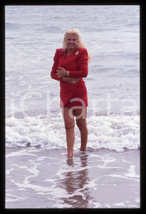 Fotografia d epoca originale Sandra MILO al Lido  Mostra del Cinema di VENEZIA 1990 35mm vintage slide 33 1