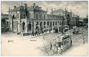 1900 ca BONN - DEUTSCHLAND Bahnhof - Postcard FP NV  Cartolina postale d'epoca, non viaggiata. FAIR/discreto Lievi smussature agli angoli Formato: FP originale e autentica 1