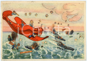 1942 MAK P 100 Regia Accademia Aeronautica - Corso Aquila II - Cartolina FG VG  Cartolina postale d'epoca, viaggiata.Il nome del corso è stato aggiunto manualmente. Il nome originale del corso (XIV Corso Integrazione) è stato cancellato a mano.CONDIZIONI: FAIRFORMATO: FG    originale e autentica 1 1942 MAK P 100 Regia Accademia Aeronautica - Corso Aquila II - Cartolina FG VG  Cartolina postale d'epoca, viaggiata.Il nome del corso è stato aggiunto manualmente. Il nome originale del corso (XIV Corso Integrazione) è stato cancellato a mano.CONDIZIONI: FAIRFORMATO: FG    originale e autentica 1
