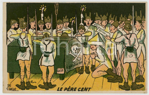 1915 WW1 - HUMOUR Artist G. PETIET Le père cent - Carte postale ILLUSTRÉE FP NV  Cartolina postale d'epoca, non viaggiata ma con nota manoscritta al verso. FAIR/discreto Lievi smussature agli angoli Formato: FP originale e autentica 1 1915 WW1 - HUMOUR Artist G. PETIET Le père cent - Carte postale ILLUSTRÉE FP NV  Cartolina postale d'epoca, non viaggiata ma con nota manoscritta al verso. FAIR/discreto Lievi smussature agli angoli Formato: FP originale e autentica 1
