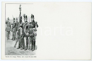 1900 ca ARMEE BELGE Garde civique - Villes - Arr. royal 1848 - Postcard  Cartolina postale d'epoca, non viaggiata. GOOD/buono  Formato: 14x9 cm originale e autentica 1 1900 ca ARMEE BELGE Garde civique - Villes - Arr. royal 1848 - Postcard  Cartolina postale d'epoca, non viaggiata. GOOD/buono  Formato: 14x9 cm originale e autentica 1