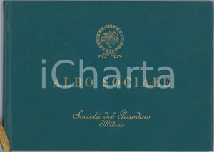 1964 MILANO SocietÃ  del GIARDINO - via S. Paolo 10 - Albo Sociale Pubblicazione d'epoca, con copertina rigida.PAGINE: 104 GOOD  Formato: 16x12 cm originale e autentica 1