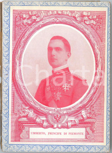 1930 Carlo MANNUCCI - Umberto di Savoia Principe di Piemonte - CULTURA SABAUDA Pubblicazione d'epoca, nella collana "Quaderni di Cultura Sabauda".Velina protettiva.PAGINE: 60  CONDIZIONI: F (buone condizioni interne, ma piccole mancanze al dorso e danni alla velina protettiva)EDITORE: Firenze - La Fiamma Fedele    originale e autentica 1