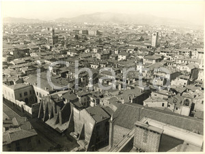 1945 WW2 BRESCIA - Bombardamenti - Veduta aerea del centro (6) Foto Fotografia d'epoca.  GOOD/buono  Formato: 24x18 cm originale e autentica 1