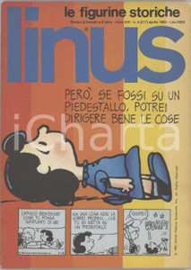 Giornale, rivista storica 1983 LINUS Girighiz di LUNARI Andante di CREPAX  Rivista FUMETTI Anno XIX n. 4 1
