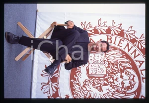 Fotografia d epoca originale Tom HANKS  FESTIVAL CINEMA VENEZIA 1994 35 mm vintage slide 22 1