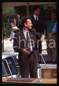 Fotografia d epoca originale Tom HANKS  FESTIVAL CINEMA VENEZIA 1995 35 mm vintage slide 4 1