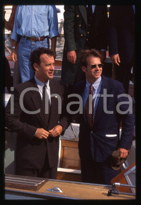 Fotografia d epoca originale Tom HANKS e Bill PAXTON  FESTIVAL CINEMA VENEZIA 1995 35 mm vintage slide 8 1